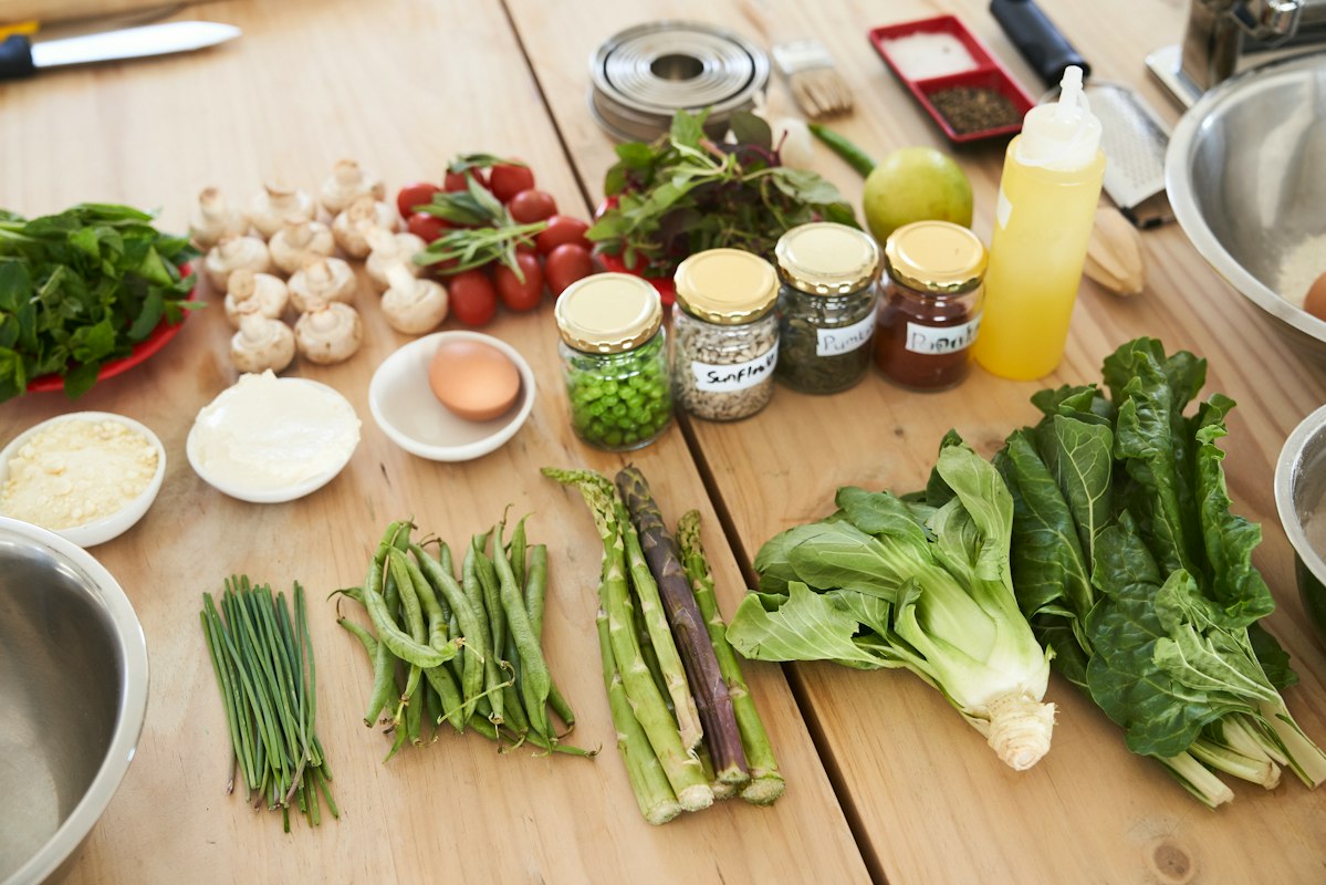 Aliments biologiques frais et naturels
